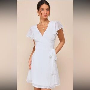 Lulus white dress